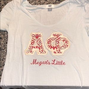 Megan’s little alpha phi shirt